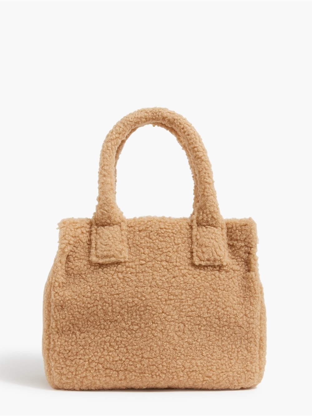 J. crew Small sherpa structured tote bag